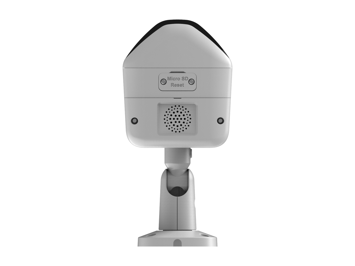 Silarius X SIL-PB8MP28AU 8MP Smart Dual Illumination Panoramic Auto Stitching ONVIF Bullet Network Camera with 2-Way Audio (NDAA Compliant)
