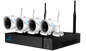 Silarius SIL-4CHNVRWIFI8MPKIT 4-Channel NVR Kit + 4 x 8MP Cameras, Wi-Fi, 4K, 1 Drive Bay