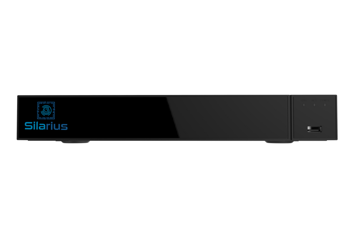 Silarius SIL-NVR4K16 16-Channel NVR, 8 PoE Ports, 4K, 1 Drive Bay